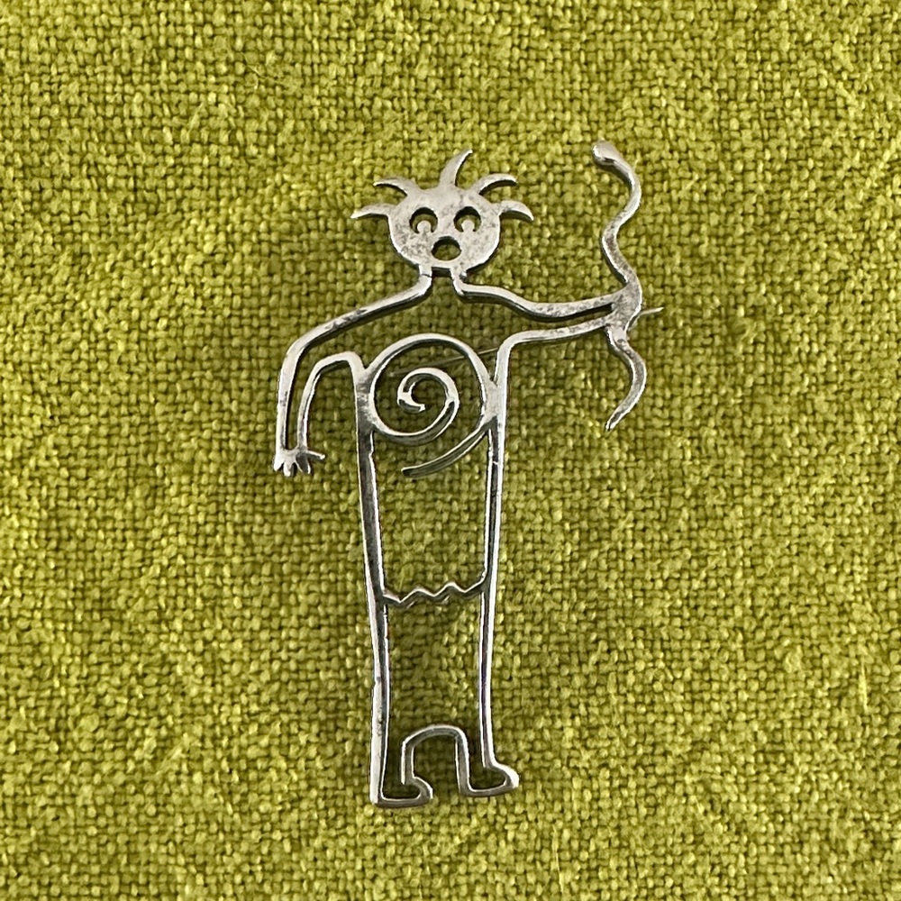 STERLING SILVER “Spirit Dancer Shaman “ by Belinda Woody